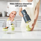 TER 2-in-1 Portable Ice Shaver & Snow Cone Maker  One compact device. Endless frozen fun.