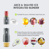 TER 2-in-1 Portable Ice Shaver & Snow Cone Maker  One compact device. Endless frozen fun.
