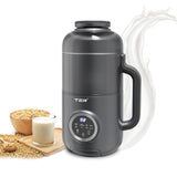 TER 8-in-1 Nut Milk Maker, 40oz Blender Homemade Almond, Oat, Soy, Coconut Milk, Juice & Soup, Electric Bean Milk Machine with Delay Start/Auto-Clean/Boil Water/Keep Warm