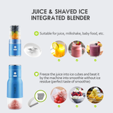 TER 2-in-1 Portable Ice Shaver & Snow Cone Maker  One compact device. Endless frozen fun.