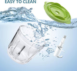 Bear Baby Food Maker, Baby Food Processor Set with Baby Food Containers, Silicone Spoons,QSJ-H02H6