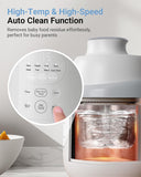 Bear NutriEase Baby Food Steamer and Blender, Stainless Steel, One-Step Auto Processor