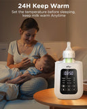 Bear Baby Bottle Warmer NNQ-H05M1 for Breastmilk & Formula, Water Bath Heat, Auto Shut-Off
