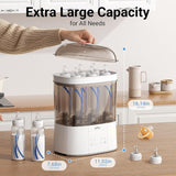 Baby Bottle Sterilizer & Dryer, 2-Layer Electric Steam All-in-One with HEPA Filter XDG-B05V1