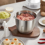BEAR Multi-Function Food Processor with 6 Smart Modes, Vegetable Slicer, Meat Chopper, Dough Kneader & 300W Motor - CH-5L05G48