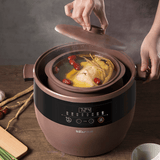 Bear Purple Clay Stew Pot Set DDZ-B45Z2 , 4.5L + 4x 0.5L