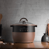 Bear Purple Clay Stew Pot Set DDZ-B45Z2 , 4.5L + 4x 0.5L