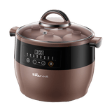 Bear Purple Clay Stew Pot Set DDZ-B45Z2 , 4.5L + 4x 0.5L