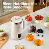 Bear 8-in-1 Nut Milk Maker Machine DJJ-E08R1，1.2L/40oz Soy & Almond Milk Maker with One-Touch Operation, Self-Clean, 12H Delay Start, 6H Keep Warm for Oat Milk, Juice, Soup etc.