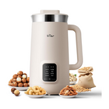 Bear 8-in-1 Nut Milk Maker Machine DJJ-E08R1，1.2L/40oz Soy & Almond Milk Maker with One-Touch Operation, Self-Clean, 12H Delay Start, 6H Keep Warm for Oat Milk, Juice, Soup etc.