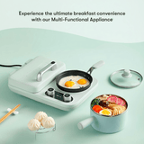 Bear 3in1 Breakfast Station DSL-A13F1, Toaster+Grill+Pot