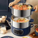 Multi-Purpose Electric Steamer 24CM DZG-D80J4