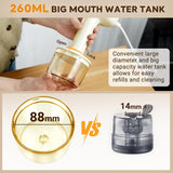 Handheld Clothes Steamer, 10s Fast Heat-Up, Portable Travel Steamer, 260ml Tank, Auto-Off GTJ-D10M1