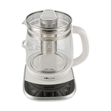 BEAR 2L Electric Health Pot, Glass Tea Kettle with 24H Keep Warm, 1200W Fast Boil & Delay Start - HK-5L20R37