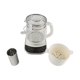 BEAR 2L Electric Health Pot, Glass Tea Kettle with 24H Keep Warm, 1200W Fast Boil & Delay Start - HK-5L20R37