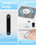 Bear 3L Cool Mist Humidifier JSQ-B25W7 for Bedroom, Quiet Air Humidifier & Diffuser for Home, Auto Shut-Off