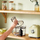 Bear Food Processors, LLJ-E20L1 800W Multifunctional Vegetable Chopper & Meat Grinder for Slicing, Shredding, Puree and Dough