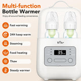 Bear 5-in-1 Baby Bottle & Breast Milk Warmer NNQ-E03P8— Fast Steaming, Gentle Heating, One-Touch Care