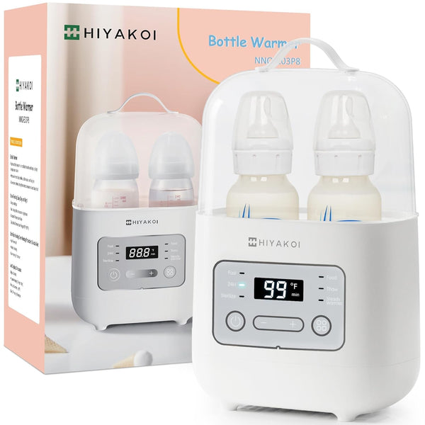 Fast Baby Bottle Warmer, Smart Temp Control, 24H Keep Warm, Sterilizer & Food Heater NNQ-E03P8