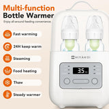 Fast Baby Bottle Warmer, Smart Temp Control, 24H Keep Warm, Sterilizer & Food Heater NNQ-E03P8