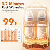 Fast Baby Bottle Warmer, Smart Temp Control, 24H Keep Warm, Sterilizer & Food Heater NNQ-E03P8