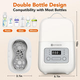 Fast Baby Bottle Warmer, Smart Temp Control, 24H Keep Warm, Sterilizer & Food Heater NNQ-E03P8