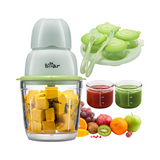 Bear Baby Food Maker, Baby Food Processor Set with Baby Food Containers, Silicone Spoons,QSJ-H02H6