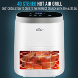 Bear Air Fryer QZG-F15E3, 5.3Qt with Easy-View window