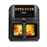 Bear Air Fryer 6.4Qt, 8 in 1 Airfryer Timer Temp Adjustable Large Visible Window QZG-P15J5