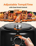 Mini Air Fryer 2.1 QT,  Adjustable Time&Temp Control, Ideal for 1-2 People, QZG-S08C3