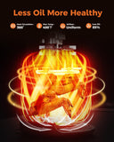 Mini Air Fryer 2.1 QT,  Adjustable Time&Temp Control, Ideal for 1-2 People, QZG-S08C3