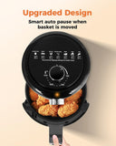 Mini Air Fryer 2.1 QT,  Adjustable Time&Temp Control, Ideal for 1-2 People, QZG-S08C3