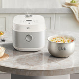 BEAR 3.0L Rice Cooker with Fluorine-Free Ceramic Iron Pot, 1000Pa Aroma Valve, 110°C Dual Heating & 12 Smart Menus - RC-5L30A19
