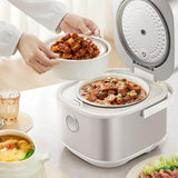 BEAR 3.0L Rice Cooker with Fluorine-Free Ceramic Iron Pot, 1000Pa Aroma Valve, 110°C Dual Heating & 12 Smart Menus - RC-5L30A19