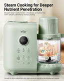 Bear 2025 Baby Food Maker SJJ-M03P1 , 2-Layer Steamer & Blender with Bottle Warmer, Sterilizer & Auto-Clean, BPA-Free