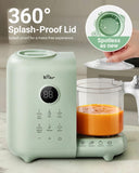 Bear 2025 Baby Food Maker SJJ-M03P1 , 2-Layer Steamer & Blender with Bottle Warmer, Sterilizer & Auto-Clean, BPA-Free