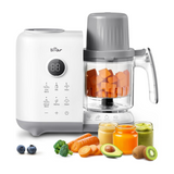 Bear 2025 Baby Food Maker SJJ-M03P1 , 2-Layer Steamer & Blender with Bottle Warmer, Sterilizer & Auto-Clean, BPA-Free