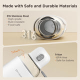 Cordless Portable Milk Warmer, Fast Heat, 6H Retention, 9oz, Baby-Safe, Travel Friendly TNQ-C03R6