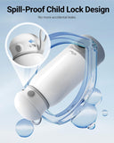 Bear Portable Bottle Warmer TNQ-E05P8, 17oz Fast Heating Baby Milk Warmer with Precise Temp Control & Long Battery Life