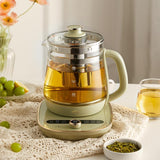 Bear Electric Multi-Kettle YSH-E15A1, 1.5L Glass Health Pot with Infuser, Preset Timer, Adjustable Keep Warm, Tea, Soup, Porridge & More, 800W Fast Heating Herbal Tea Maker