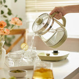 Bear Electric Multi-Kettle YSH-E15A1, 1.5L Glass Health Pot with Infuser, Preset Timer, Adjustable Keep Warm, Tea, Soup, Porridge & More, 800W Fast Heating Herbal Tea Maker