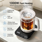 Bear 1.5L Electric Tea Kettle, YSH-E15Z2 Variable Temperature & Timer, 24H Keep Warm