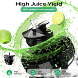Bear Masticating Juicer Machine YZJ-E01J5 | Slow Cold Press Juicer with 4.1 inch Large Feeding Chute