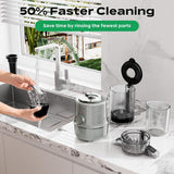 Bear Masticating Juicer Machine YZJ-E01J5 | Slow Cold Press Juicer with 4.1 inch Large Feeding Chute