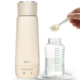 Bear ZDH-C04X1 Milk Warmer, 10oz Fast Baby Bottle Warmer with 4 Precise Temperature Settings, Auto Keep Warm, Portable Water Warmer (110V Only, No Battery)