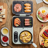 Bear 3in1 Breakfast Station DSL-A13F1, Toaster+Grill+Pot