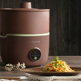 Bear Automatic Bean Sprouts Maker, DYJ-B01C1 Purple Clay Seed Sprouting Kit with Germination Container, Automatic Watering