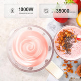 Bear Professional Blender, PBJ-B10U6, 1000W Countertop Blender for Kitchen