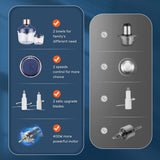 Bear Electric Food Chopper QSJ-D03Q1,  2 Glass Bowls (2L/8 Cup+0.6L/2.5 Cup), 400W