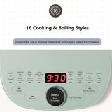 Bear YSH-C18S2 Health Pot, Electric Kettle Tea Maker with Infuser, Glass Kettle & Stew Pot, 16 Menus 1.8L 120V